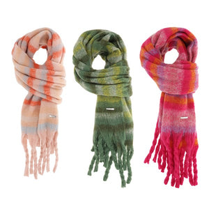 Cosy Modern Stripe Scarf