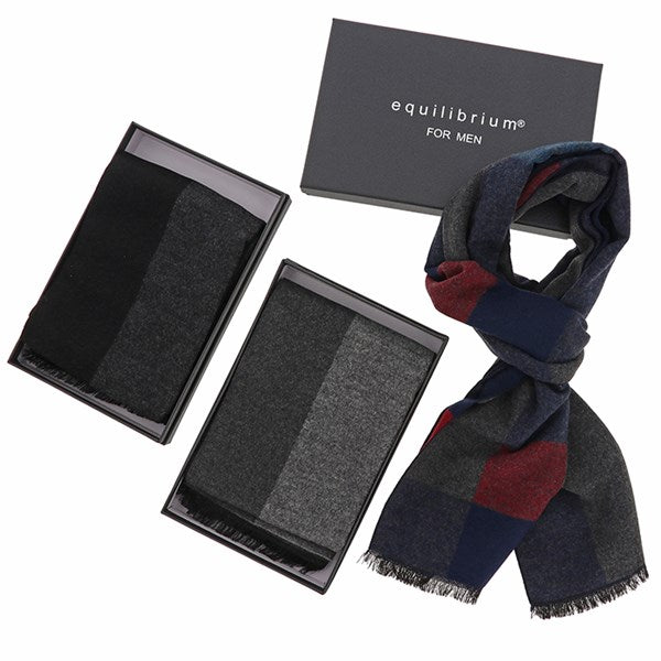 Geometric Cube Block Scarf (EQ for Men)
