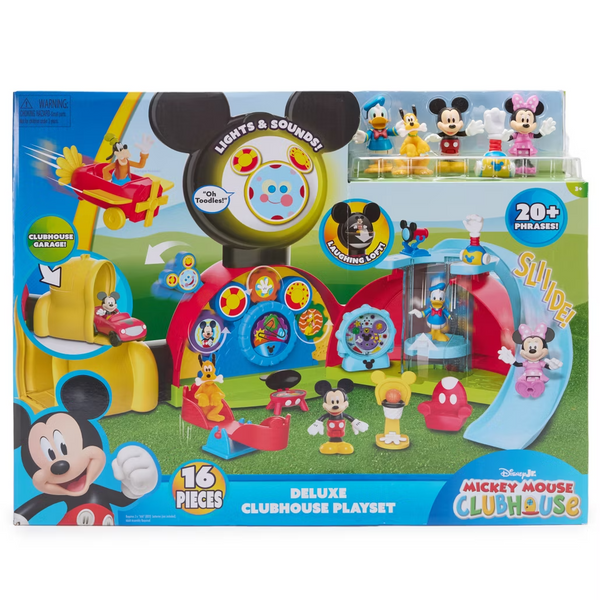 MICKEY MOUSE DELUXE  CLUBHOUSE PLAYSET