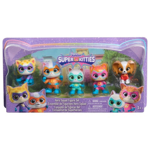 SUPERKITTIES HERO SQUAD FIGURE SET