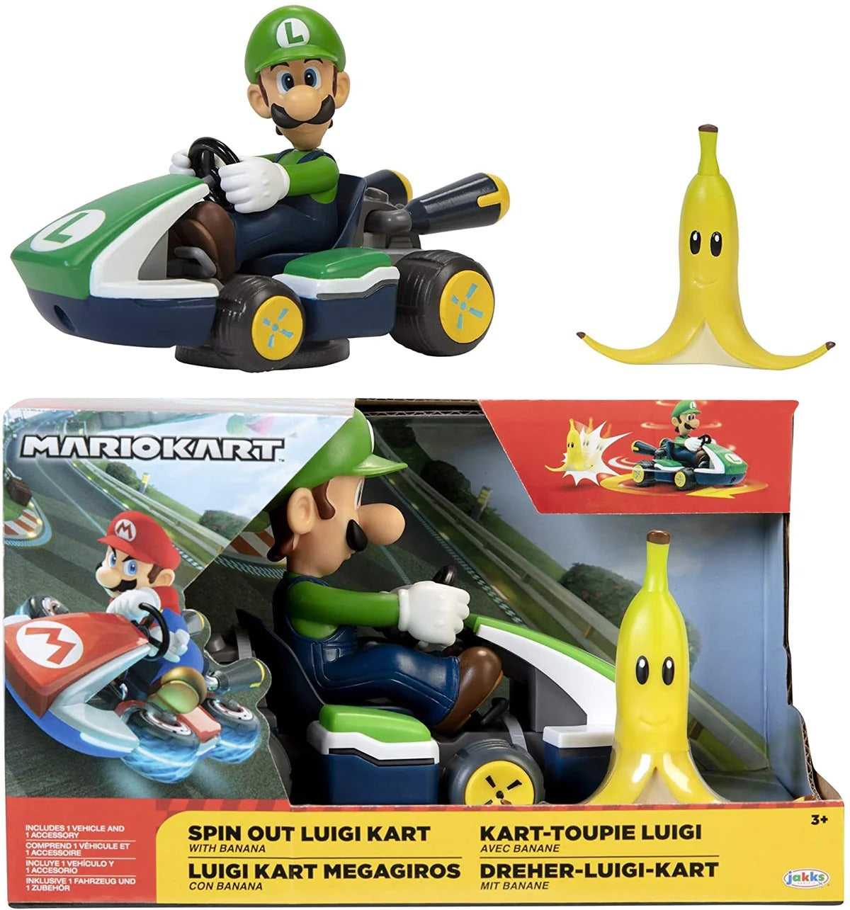 2.5" SUPER MARIO SPIN OUT KART