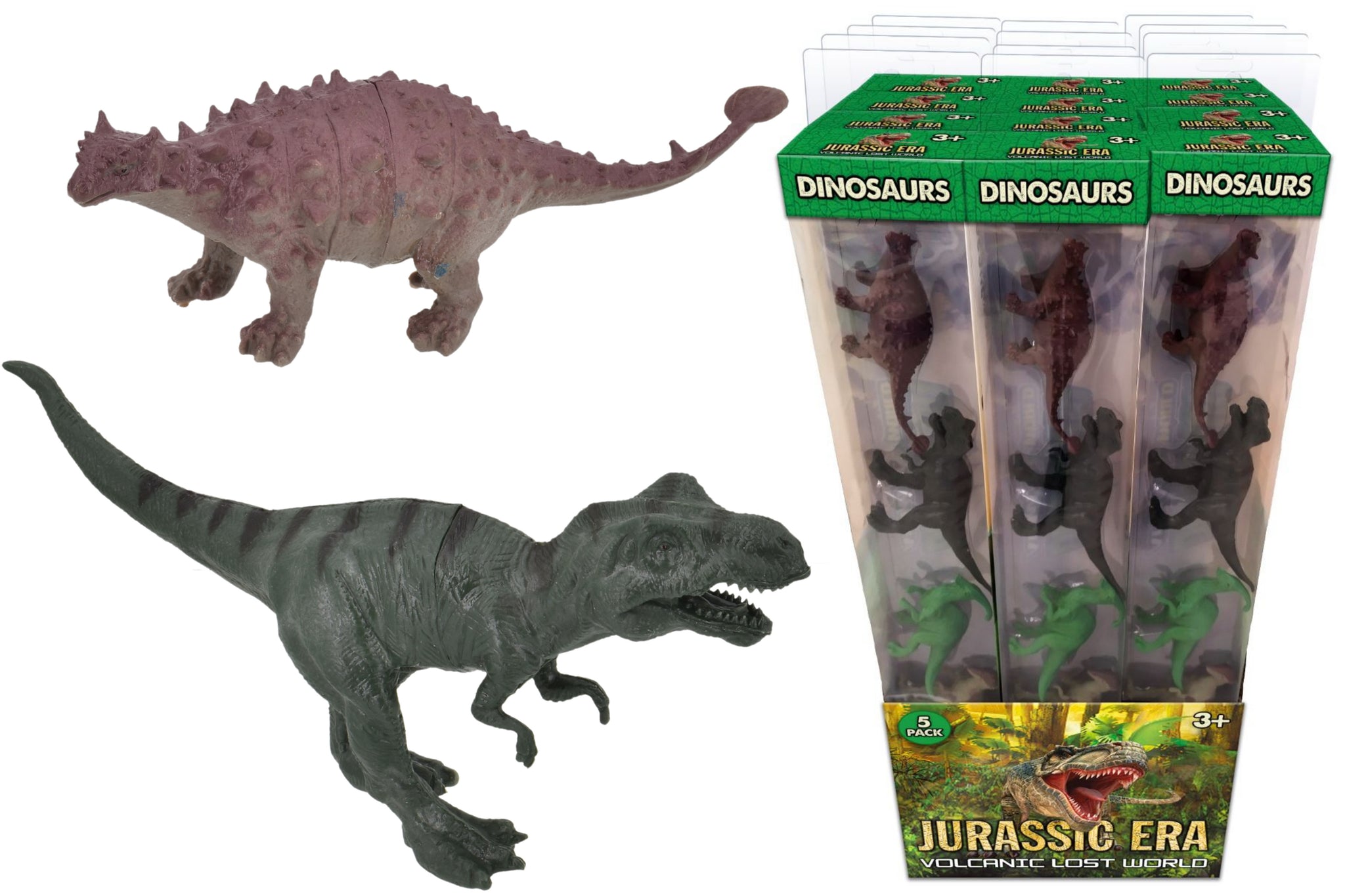 5 PIECE DINOSAUR SET