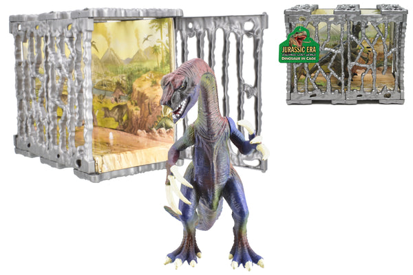 JURASSIC ERA DINOSAUR IN A CAGE