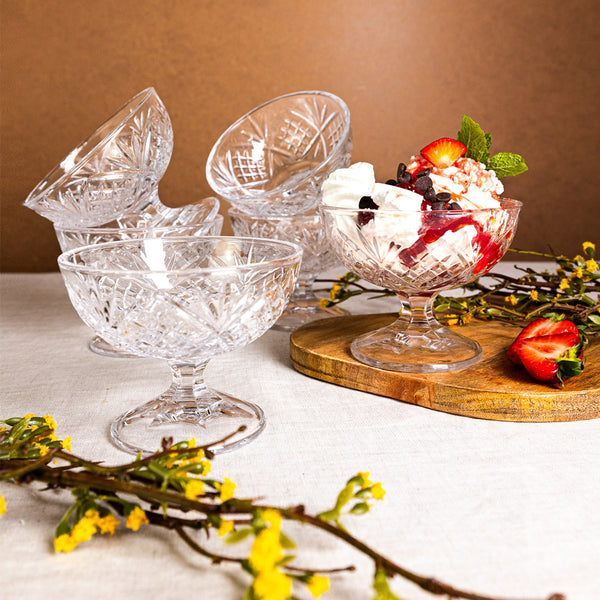 KILLARNEY CRYSTAL TRINITY DESSERT GIFT SET 6