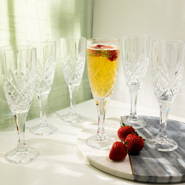 Trinity Champagne Glasses (Set of 6)