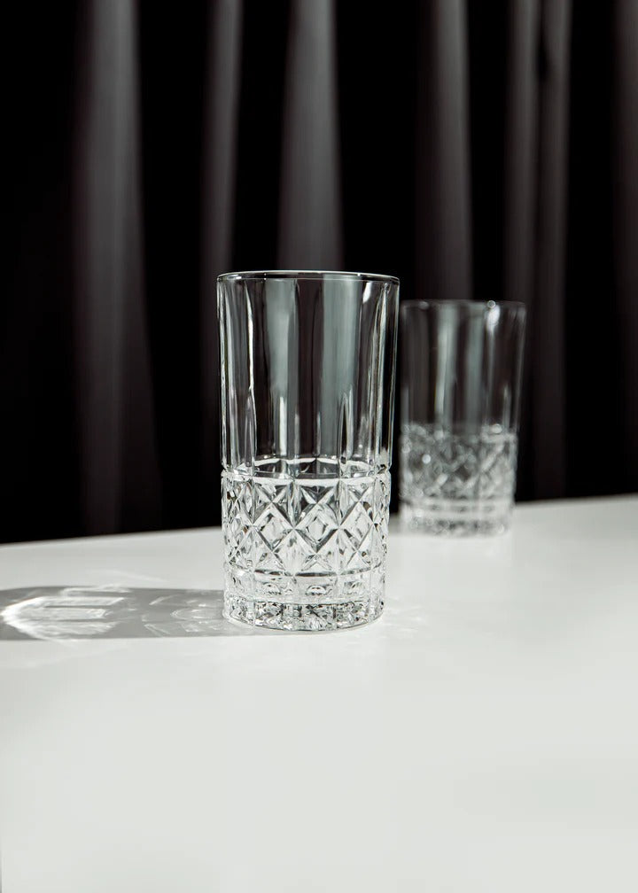 KILLARNEY CRYSTAL BRANDON HI BALL SET OF 6