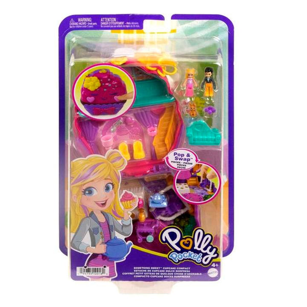 POLLY POCKET COMPACT PLAYSETS WITH DOLL & 12 ACCESSORIES