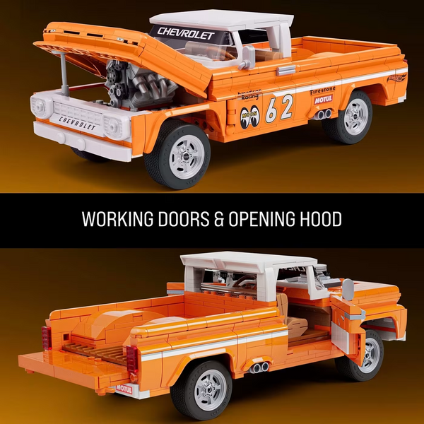 HOT WHEELS BRICK ELITE 62 CHEVY PICKUP