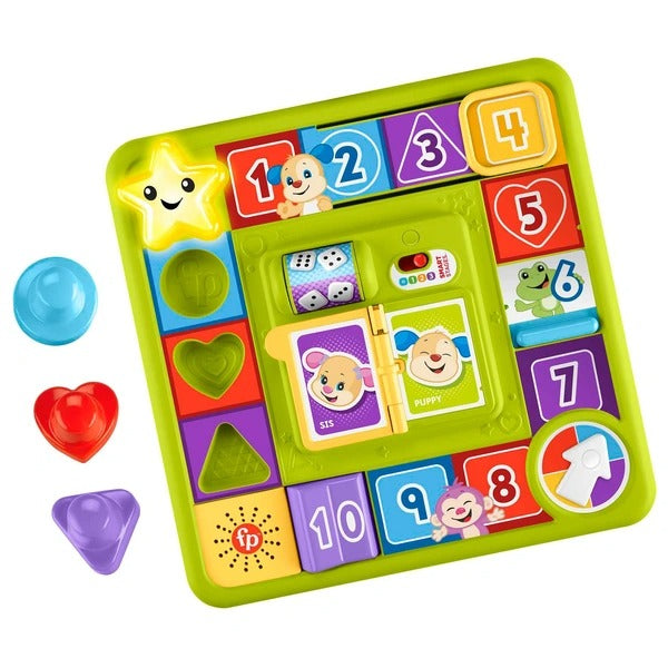 FISHER PRICE LAUGH & LEARN PUPPY'S GAME ACTIVITY BOARD