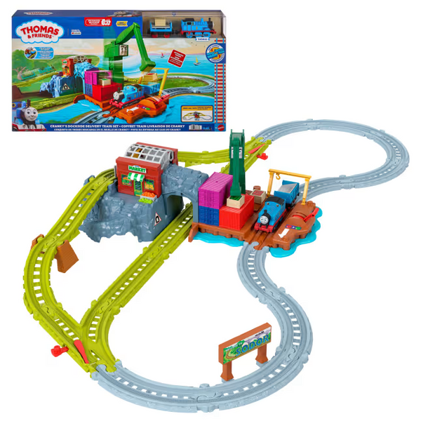THOMAS & FRIENDS CRANKY AT DOCKS SET