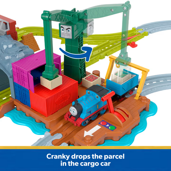 THOMAS & FRIENDS CRANKY AT DOCKS SET