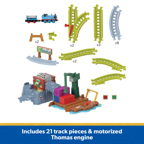 THOMAS & FRIENDS CRANKY AT DOCKS SET