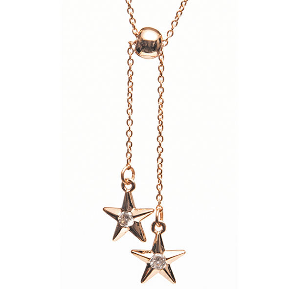 NEWGRANGE LIVING ROSE GOLD STAR PENDANT