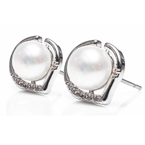 NEWGRANGE LIVING SILVER MOTHER OF PEARL EARRINGS