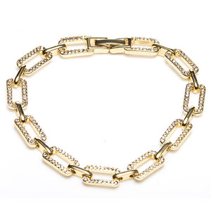 NEWGRANGE LIVING GOLD DIAMANTE BRACELET