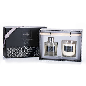 FRESH LINEN LUXURY CANDLE & DIFFUSER SET