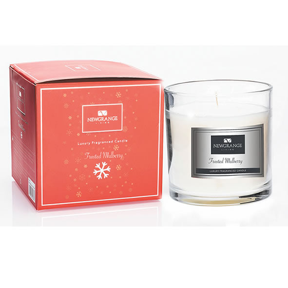 Frosted Mulberry Luxury Candle