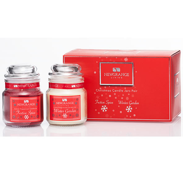 Xmas Luxury Candle Jar Pair