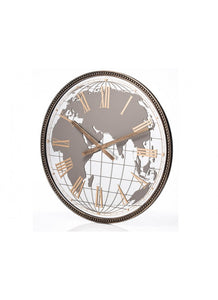 World Map Clock 22"