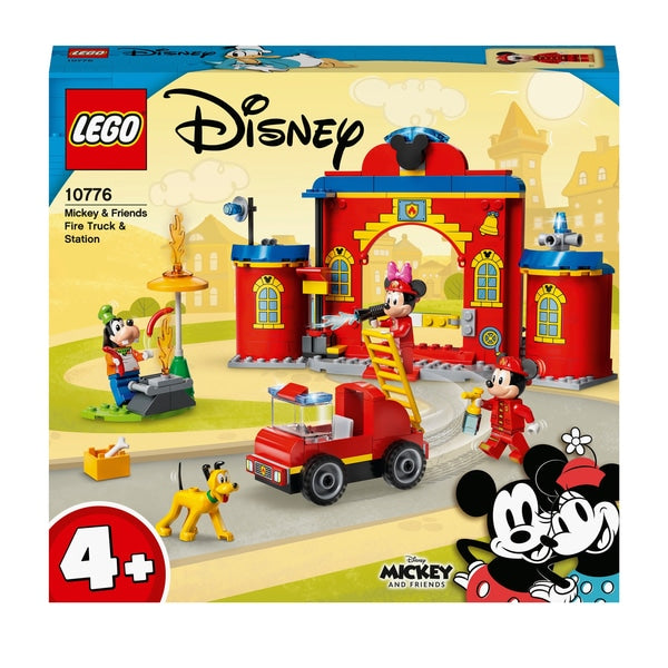 LO10776 DISNEY MICKEY MOUSE FIRE ENGINE AND STATION SET