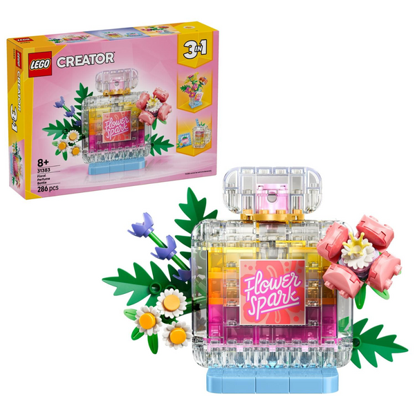 LEGO FLORAL DECOR PERFUME BOTTLE