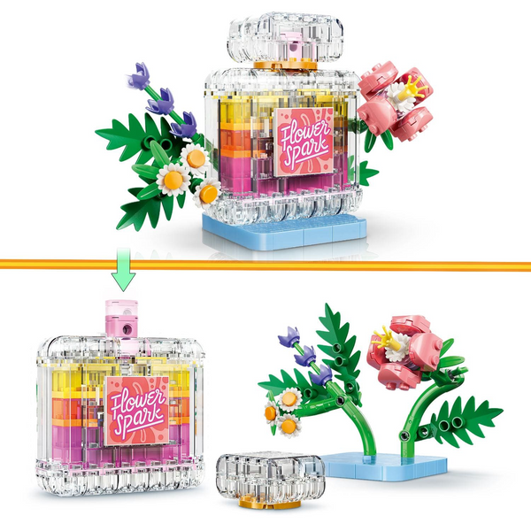 LEGO FLORAL DECOR PERFUME BOTTLE