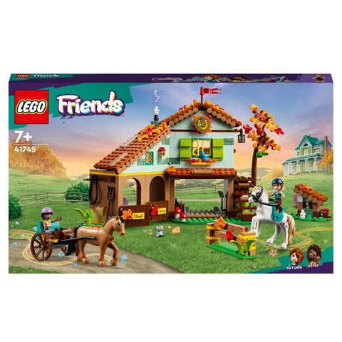 LEGO FRIENDS AUTUMN'S HORSE STABLE WITH 2 TOY HORSES