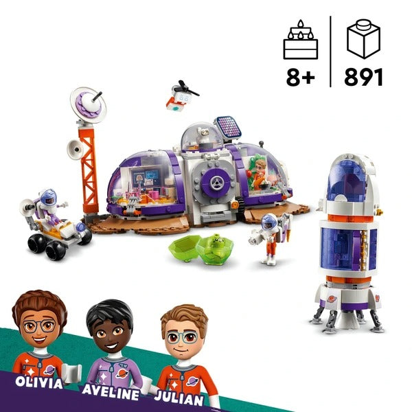 LEGO FRIENDS MARS SPACE BASE AND ROCKET