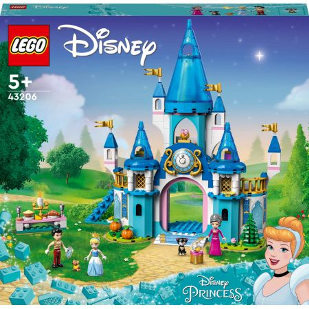 LO43206 DISNEY PRINCESS CINDERELLA AND PRICE CHARMING'S CASTLE