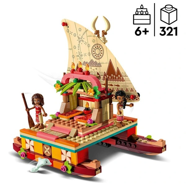 LEGO DISNEY MOANA'S WAYFINDING BOAT