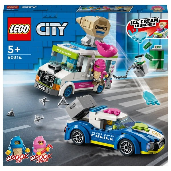 LEGO CITY ICE CREAM TRUCK POLICE CHASE VAN