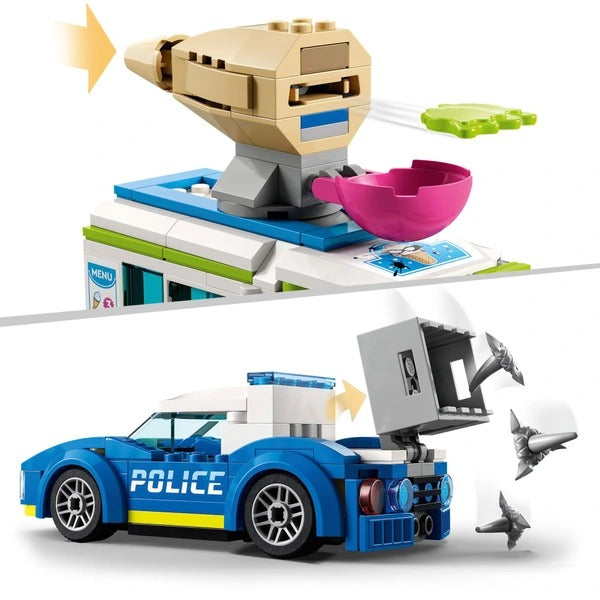 LEGO CITY ICE CREAM TRUCK POLICE CHASE VAN