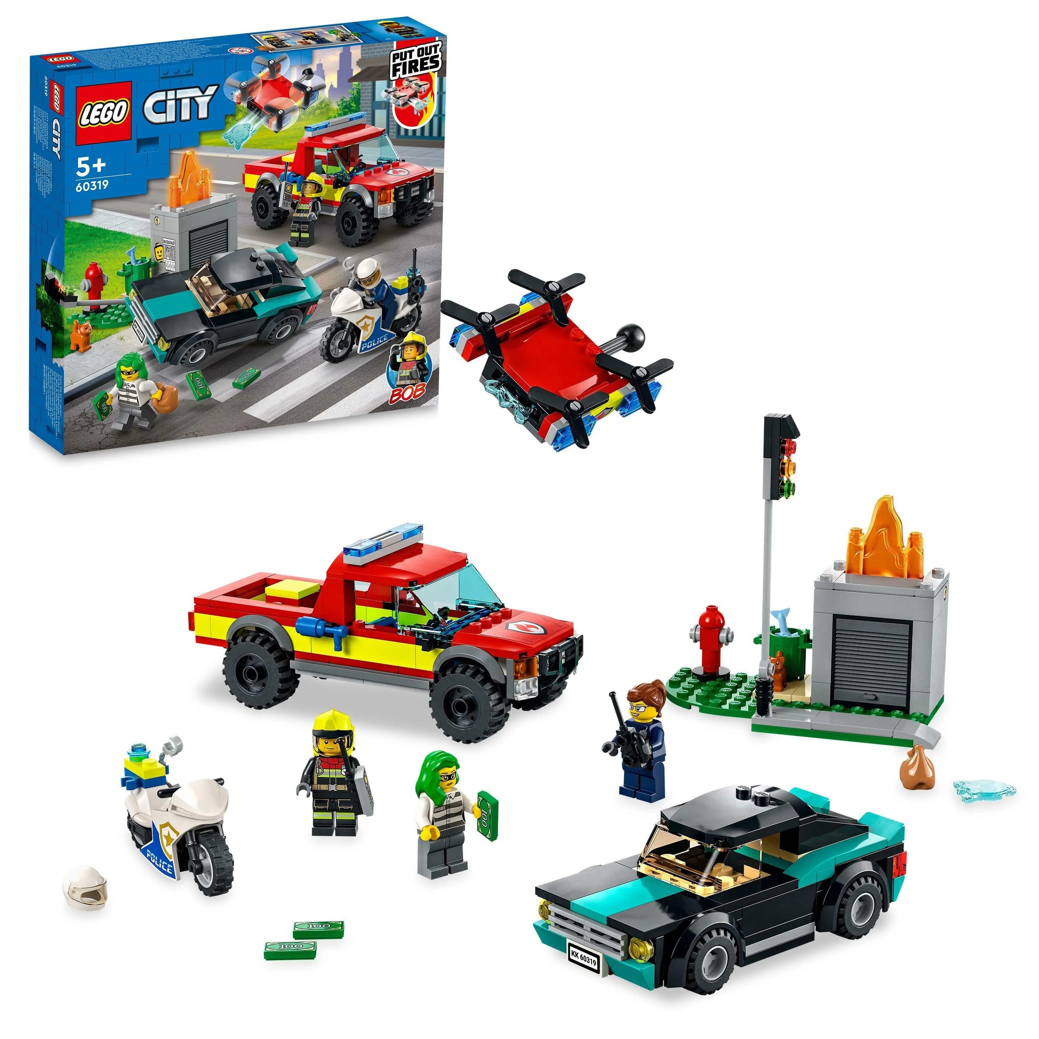 Fire Rescue & Police Chase (60319)