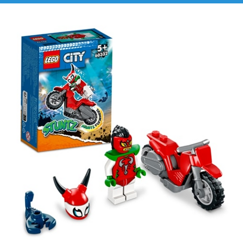 LO60332 LEGO CITY RECKLESS SCORPION STUNT BIKE