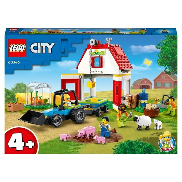LEGO CITY BARN AND ANIMALS SET WITH TRACTOR