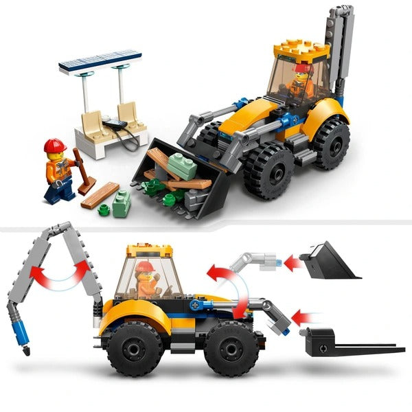 LEGO CITY CONSTRUCTION DIGGER AND EXCAVATOR SET