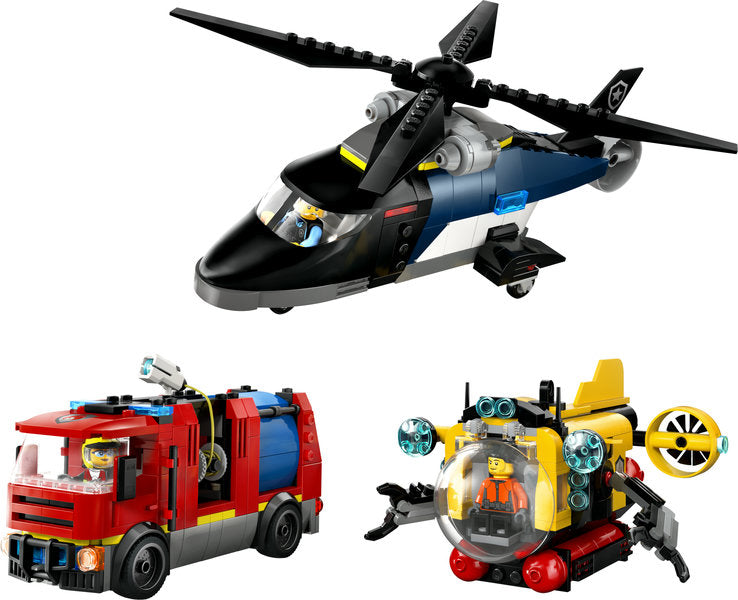 Helicopter, Fire Truck & Submarine Remix (60462)