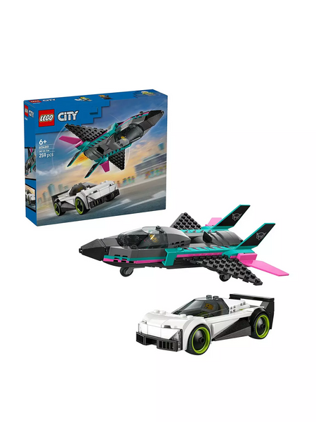 LEGO CITY JET VS CAR
