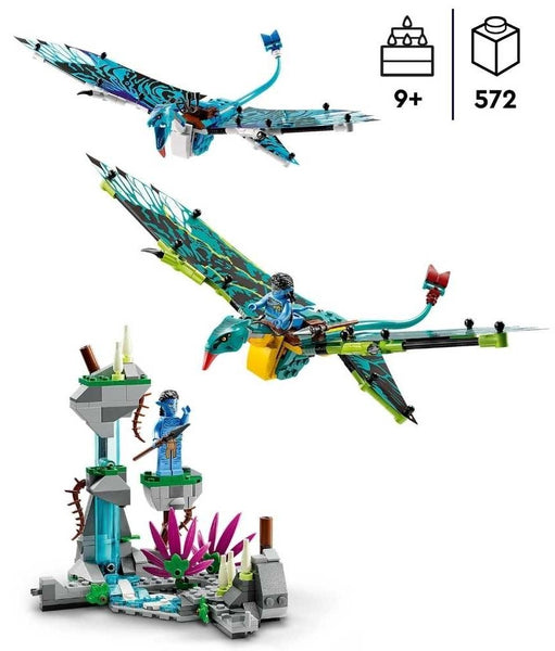 LEGO AVATAR JAKE & NEYTIRIS FIRST BANSHEE FIGHT