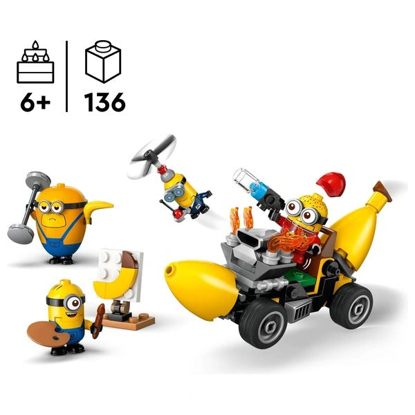 LEGO DESPICABLE ME MINIONS & BANANA CAR