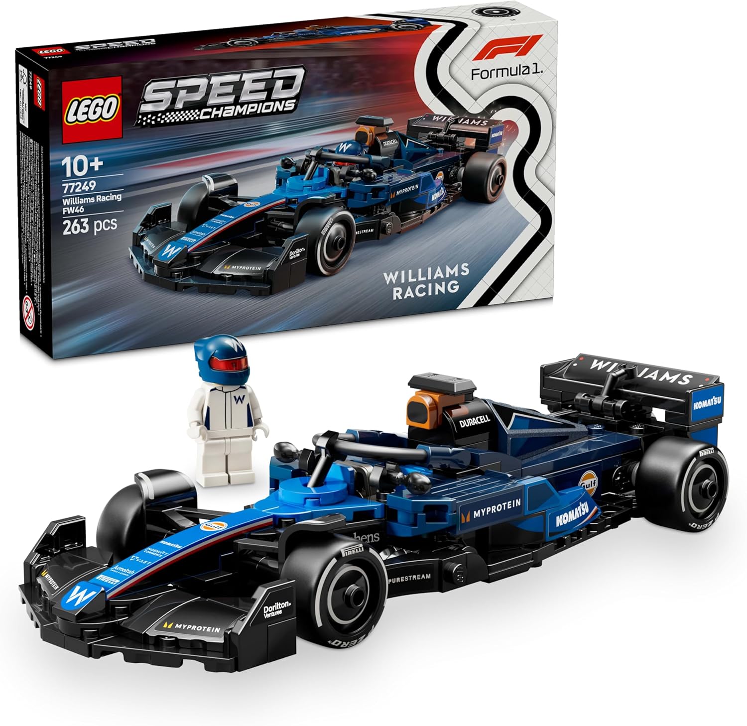 LEGO WILLIAMS RACING FW46 F1 RACE CAR