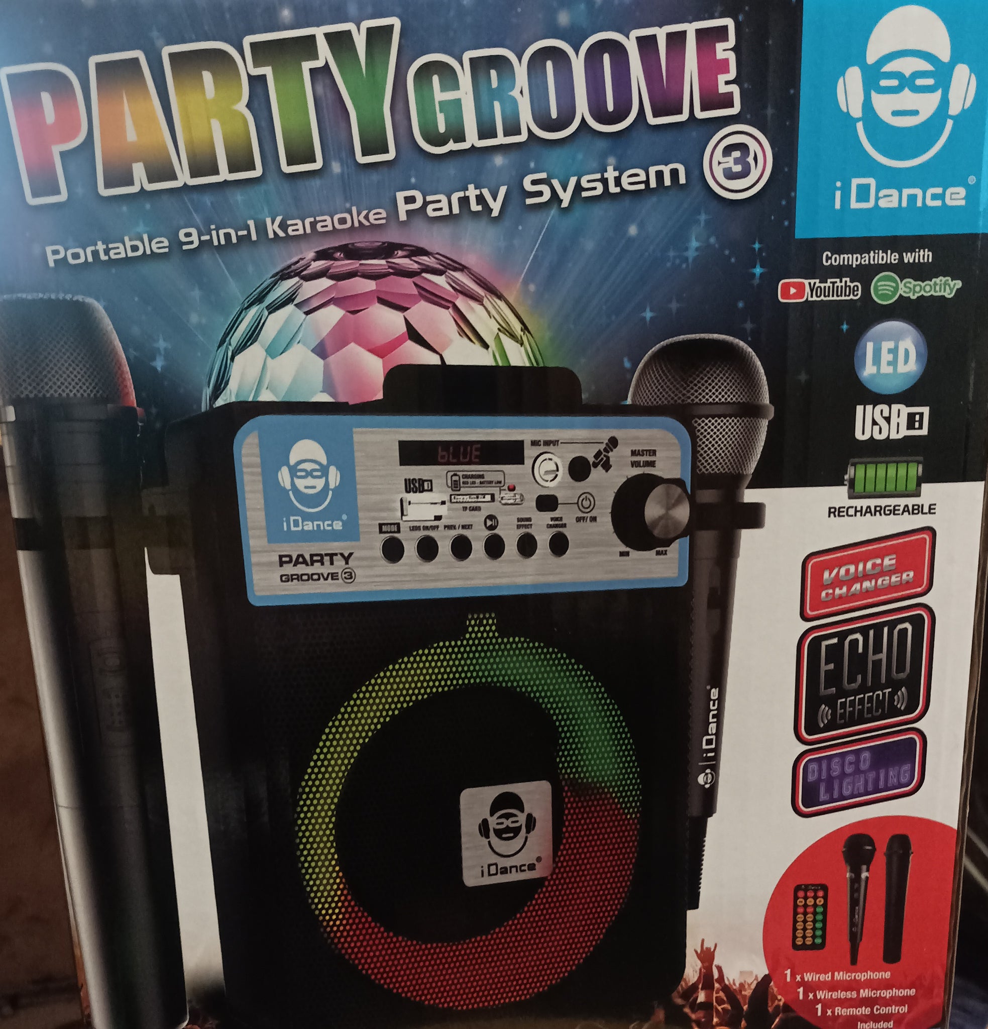 iDance Party Groove Karaoke Machine