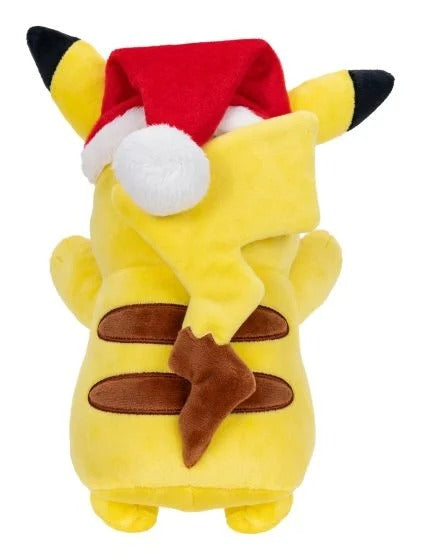 8" Pokemon Plush - Pikachu with Santa Hat