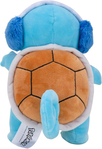 8" Pokemon Plush - Squirtle with Ear Muffs