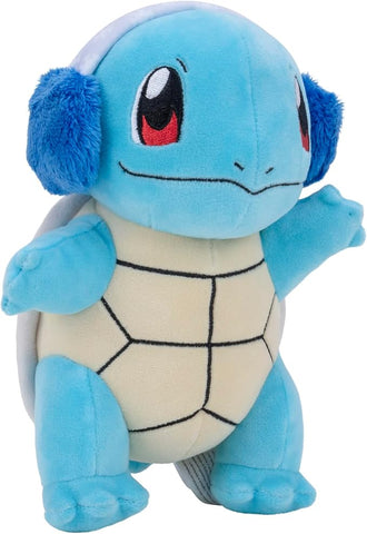 8" Pokemon Plush - Squirtle with Ear Muffs