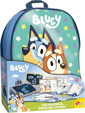 BLUEY COLOURING BACKPACK