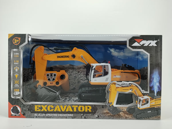 MX ENG R/C 2.4G EXCAVATOR WITH STEAM