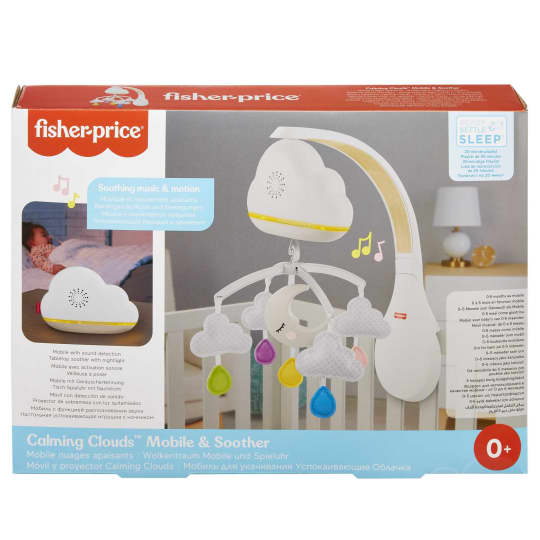 FISHER PRICE CALMING CLOUDS MOBILE AND SOOTHER