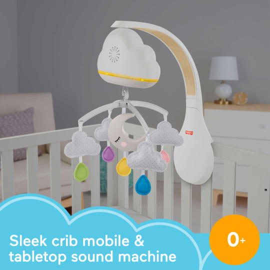 FISHER PRICE CALMING CLOUDS MOBILE AND SOOTHER