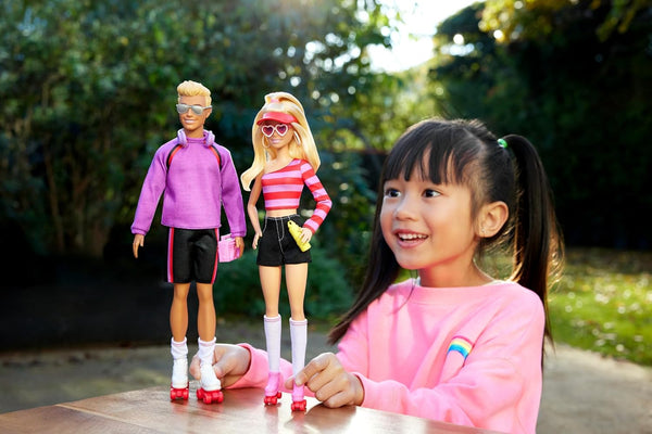 BARBIE & KEN ROLLER SKATING SET